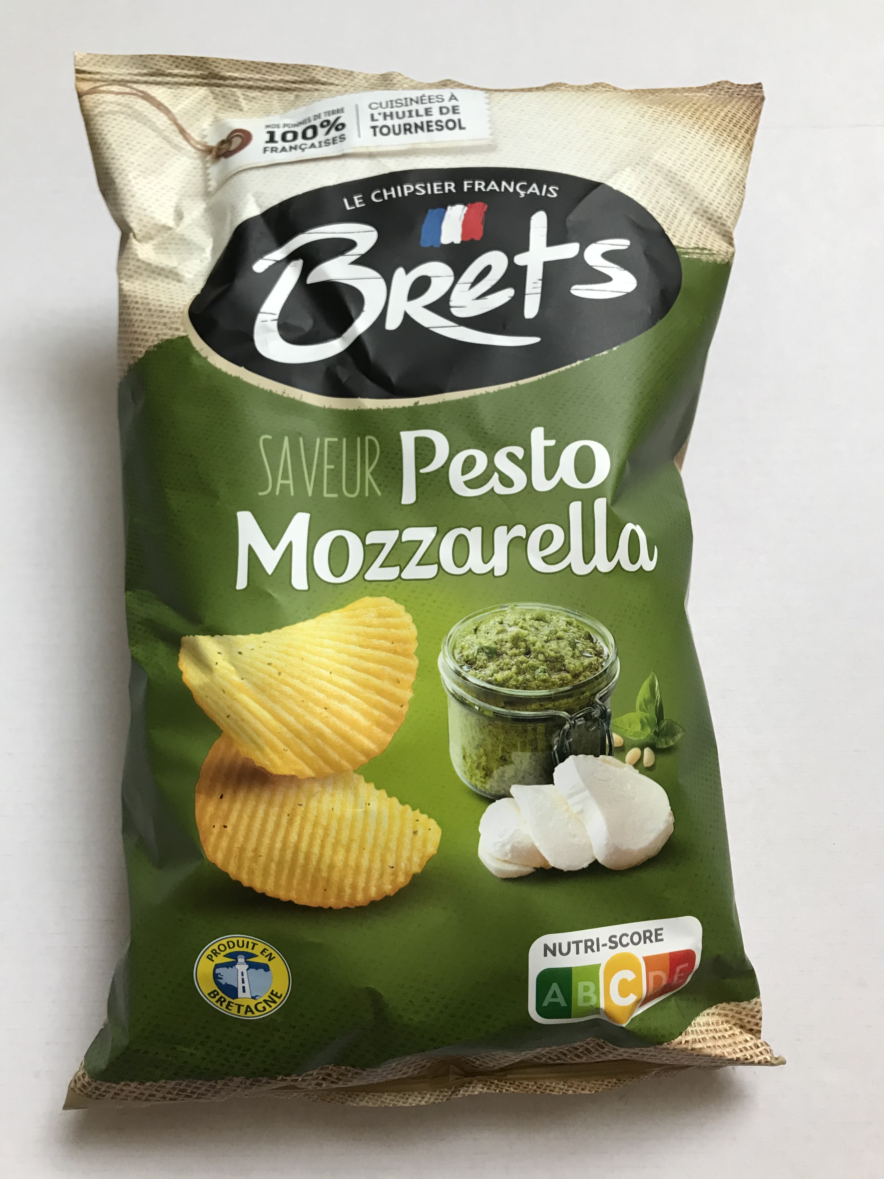 Brets Pesto Mozzarrella Chips mit 125 gr